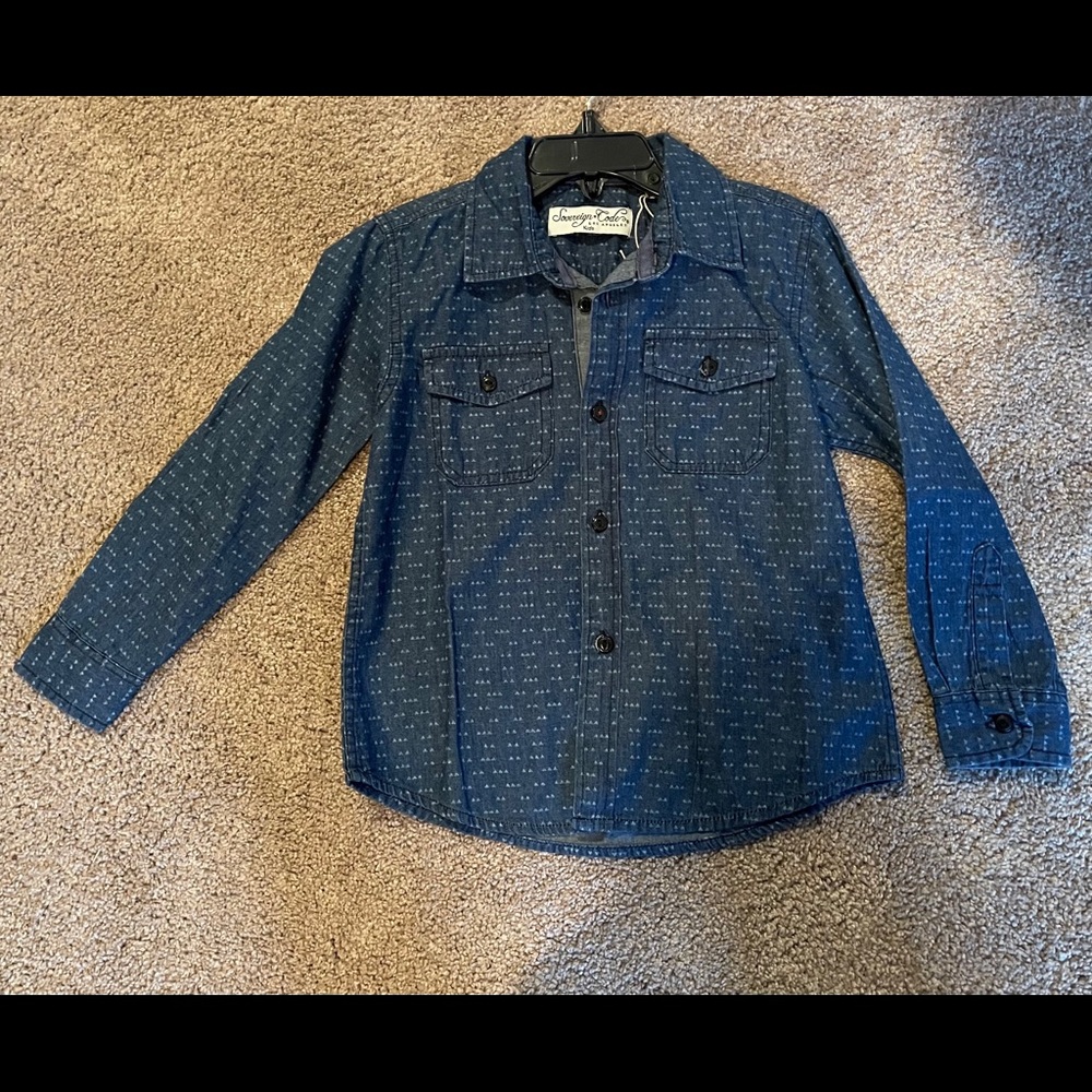 Boys button up shirt. New with tags.